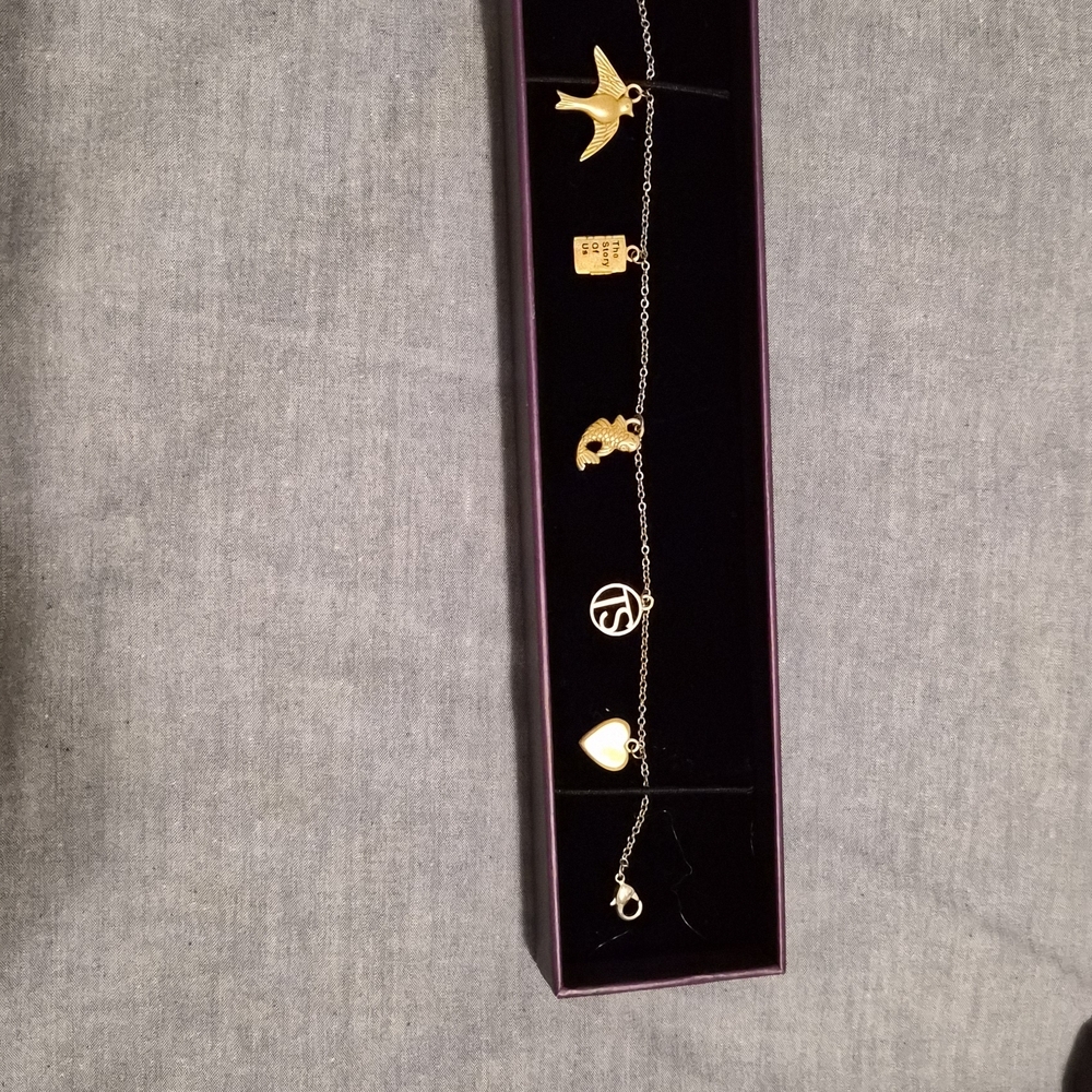 Brand New Licensed Taylor Swift SPEAK NOW CHARM BRACELET 18k Gold Plated